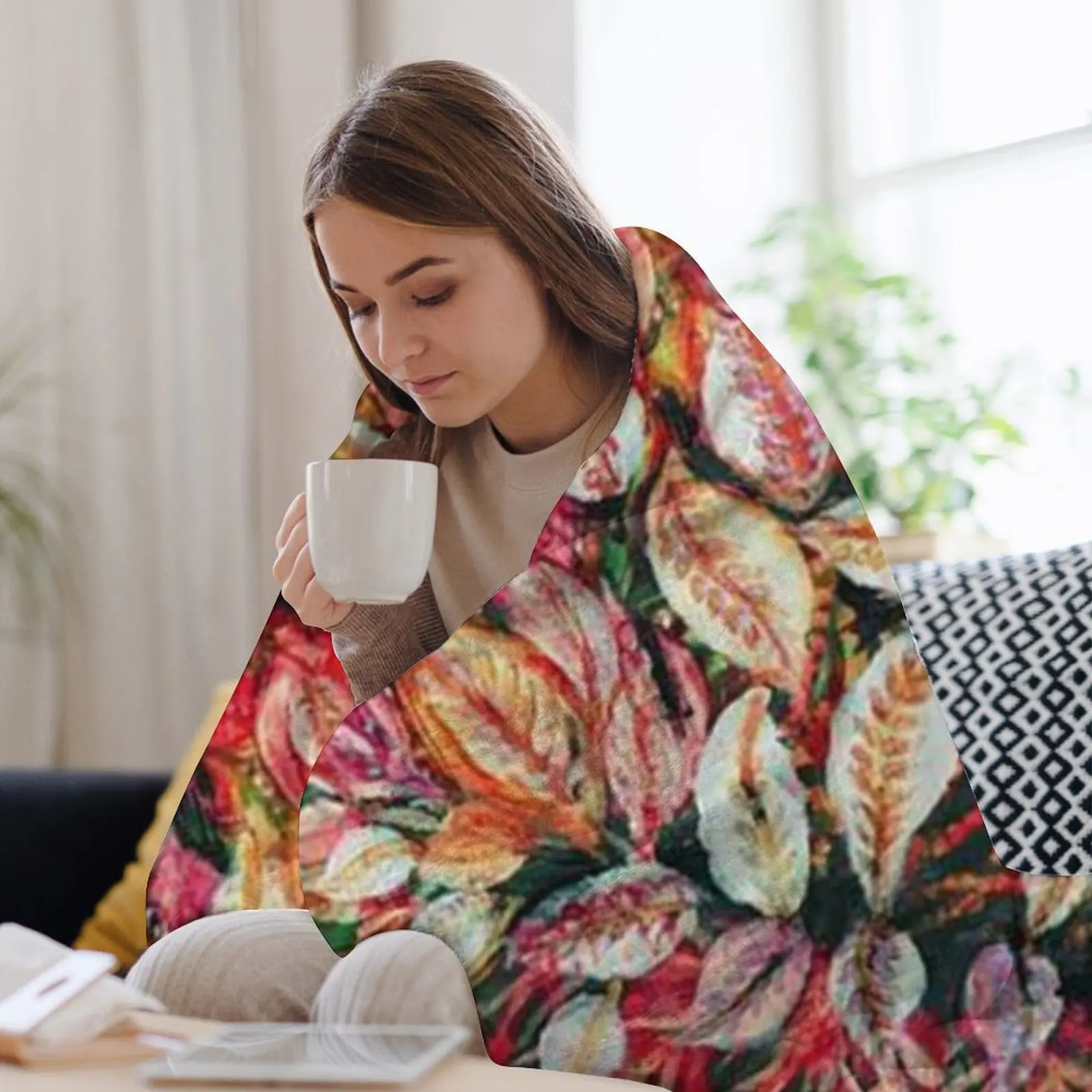 Любимый художник - Серафина Луи Фэюэль Плед Диван Хэллоуин Декоративные Кровати