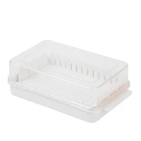 butter cheese cutter storage box with lid household kitchen baking food butter slicer tray fresh keeper tool container