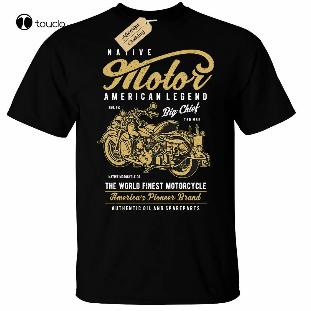 

Оригинальная мотоциклетная футболка, Мужская мотоциклетная футболка, американская Байкерская футболка на заказ, подростковая, унисекс, цифровая печать, модная забавная новая искусственная кожа