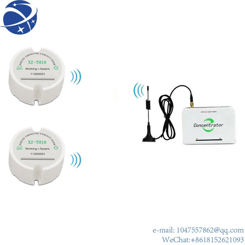 

YunYiStorage Temperature and Humidity Sensor Smart Sound Email Alarm Gateway with Interface Ethernet