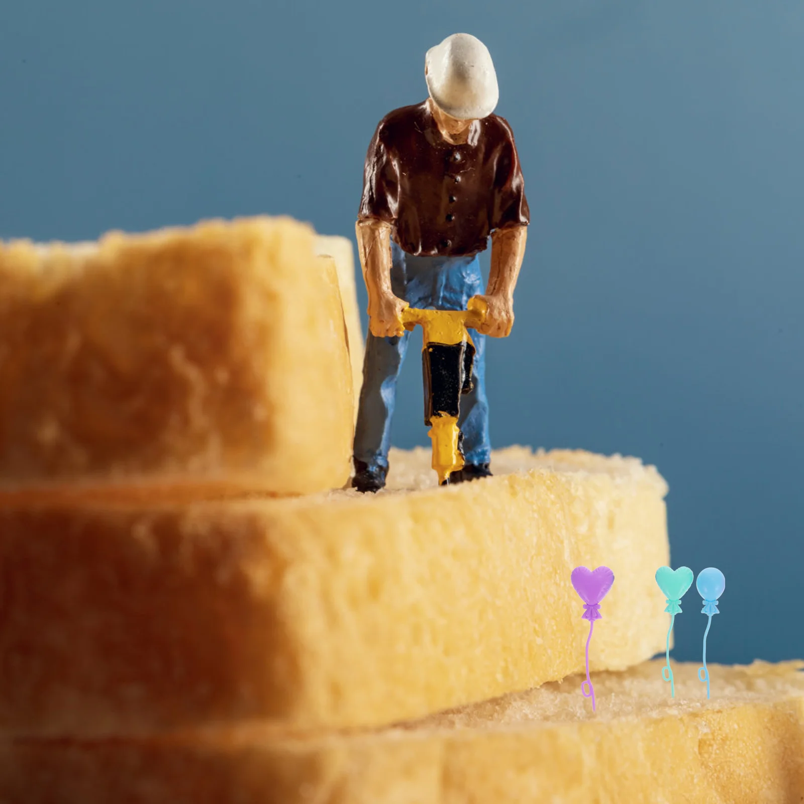 20 шт. воздушный шар для кукольного домика пластиковые миниатюрные игрушки