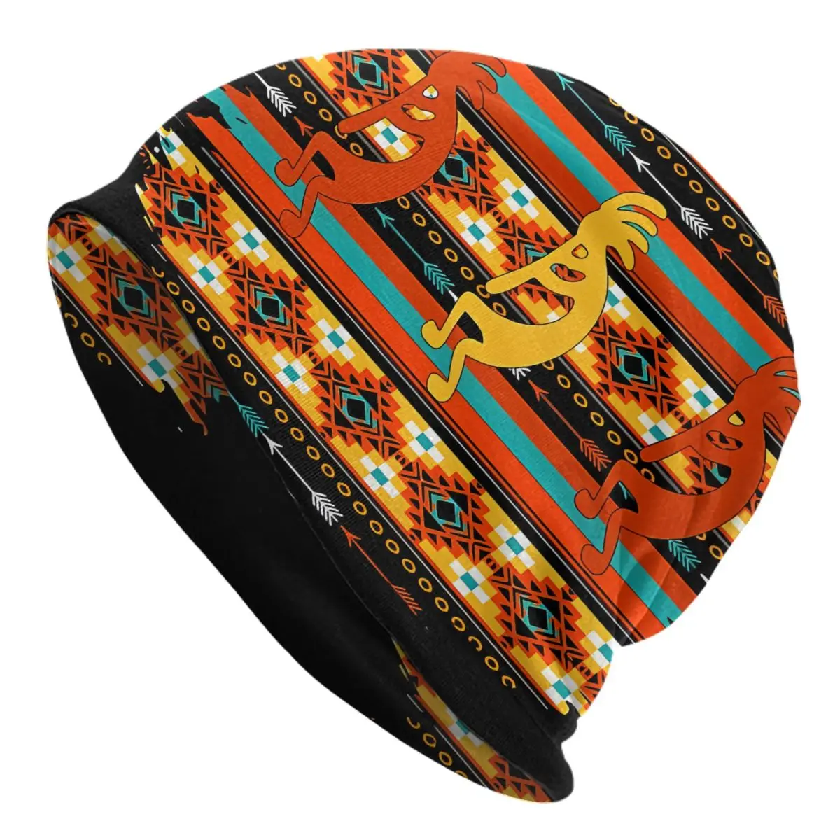 Kokopelli с американским рисунком тонкие шапки в стиле хип-хоп двухслойная шляпа