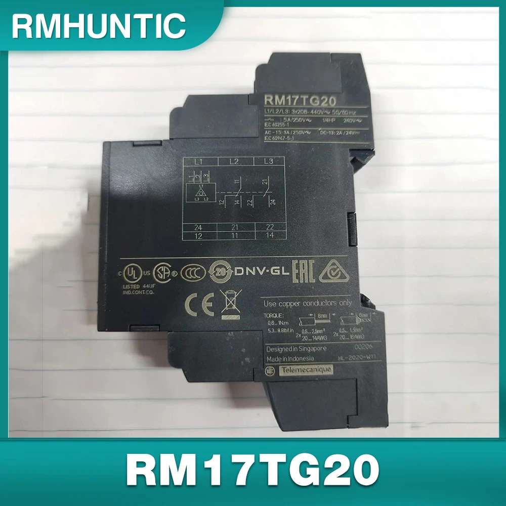 RM17TG20 Phase Sequence Control Relay