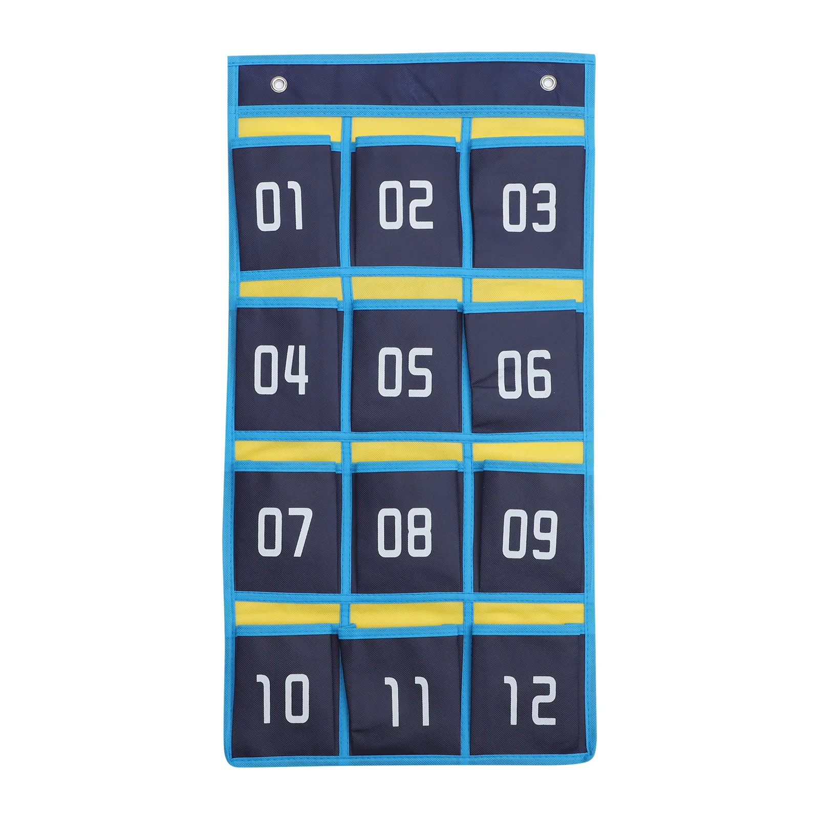 

12 Pocket Clothes Closet Organizer Mobile Phone Storage Bag Calculator Holder Non-woven Cell Phones Stand Hanging Chart Student
