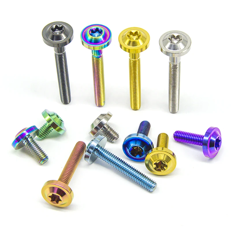 TITST Титановые болты M5/M6 Torx для мотоцикла 10 шт.
