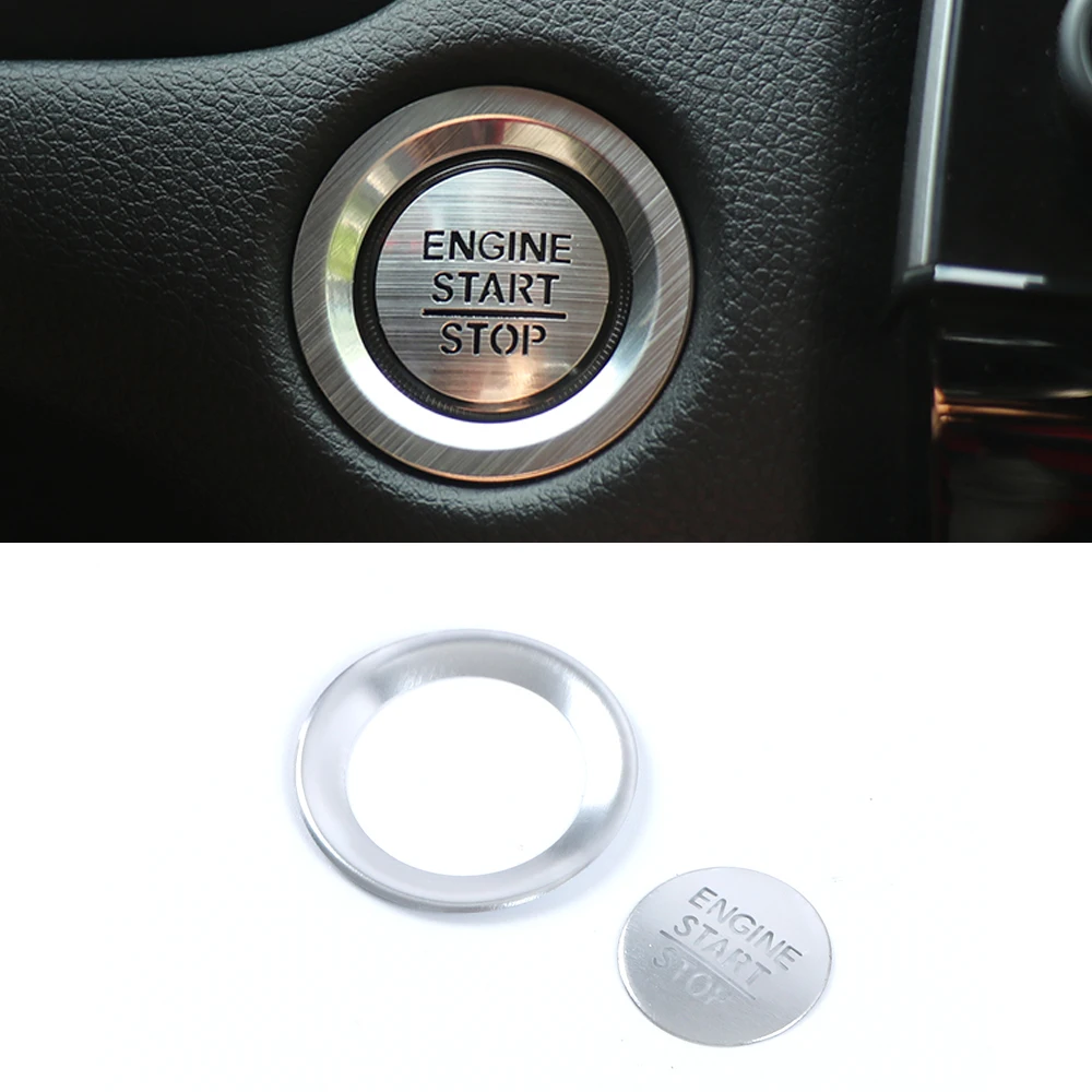 For Honda CR-V 2019 2020 2021 CRV Fit Jazz 2021-2022 Auto Car Start Stop Engine Button Knob Cover Decorative Switch Sticker
