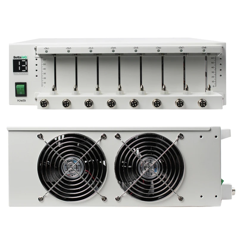 Тестер емкости полимерных литиевых батарей 18650 8-канальный делитель