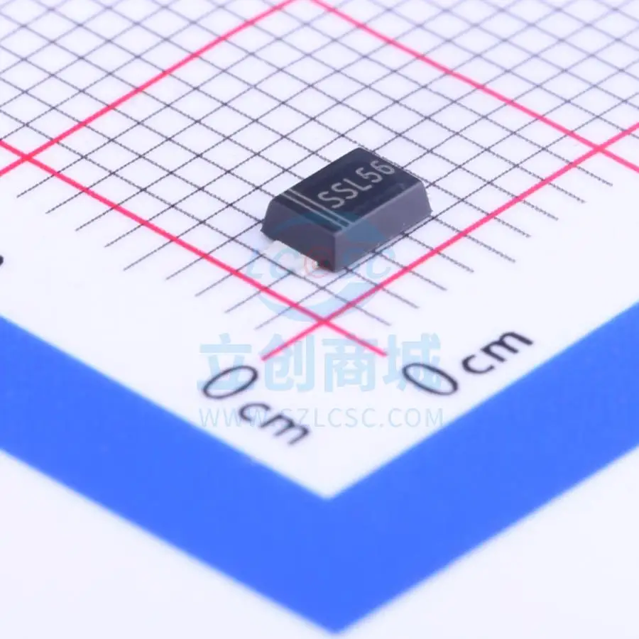 

free shipping 60V 5A 550mV@5A SS56FL50pcs