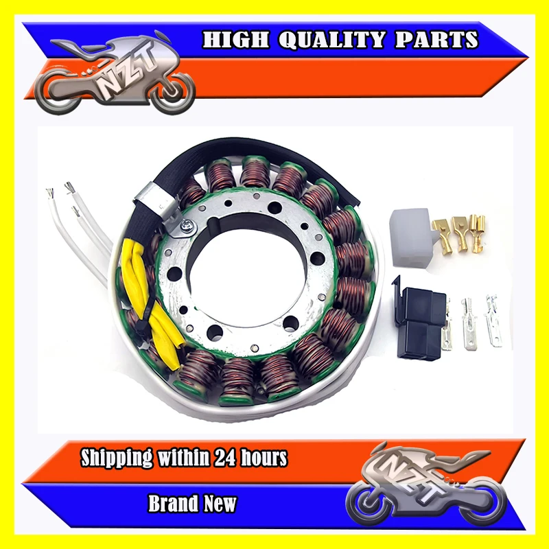 

NZT01-1063 New Motorcycle Stator Compatible With Kawasaki ZX-9R Ninja Honda NX650 Dominator OEM 2GV-81410-20-00