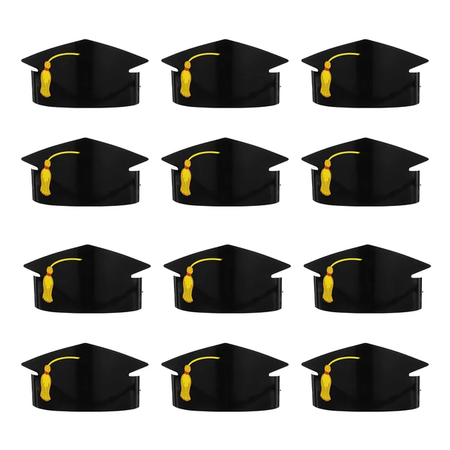 12Pcs Graduation Party Paper Hats Photo 