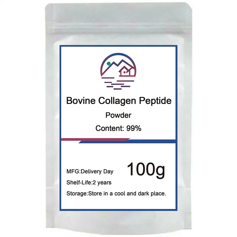 

Factory Pure Natural Hydrolyzed Bovine Collagen Peptide Powder for Skincare Cosmetics Moisture replenishment