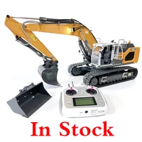 114 r 945 rc hydraulic excavator model with light to send wide bucket new metal excavator model remote control car model toy