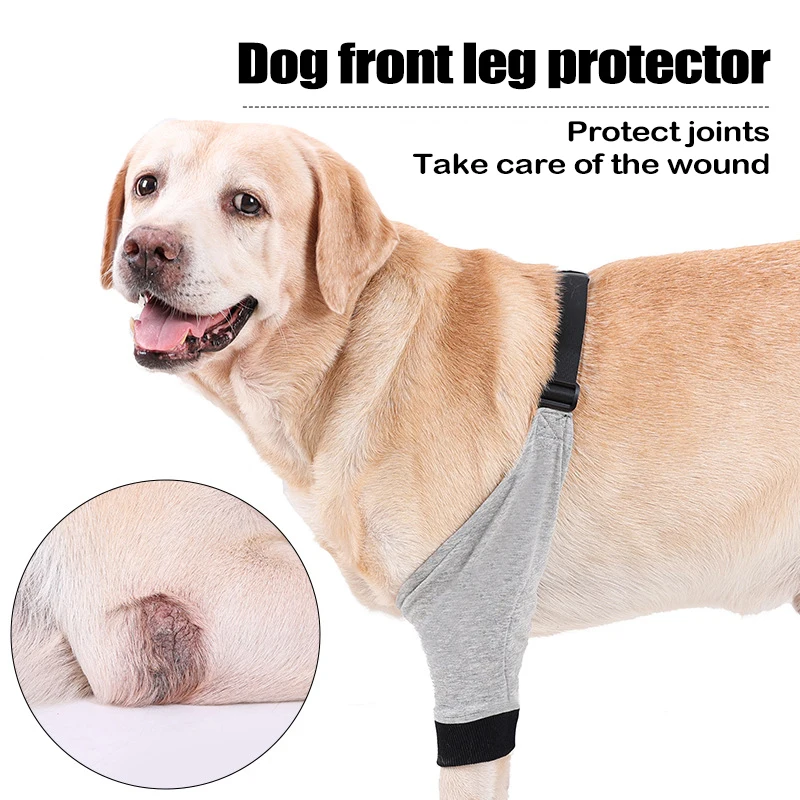 

Dog Leg Injury Protective Cover Big Dog Injured Leggings Cotton Knee Pads Pet Soft Breathable Joint Protector Wholesale