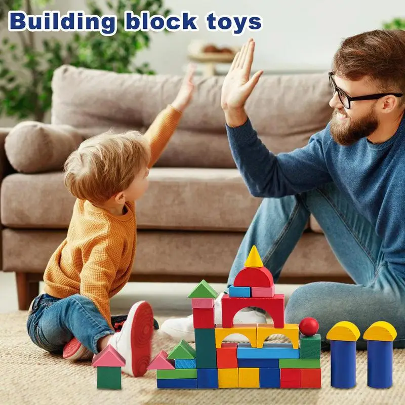 Diy Building Block Toys Большие частицы Строительные блоки Собранная конструкция
