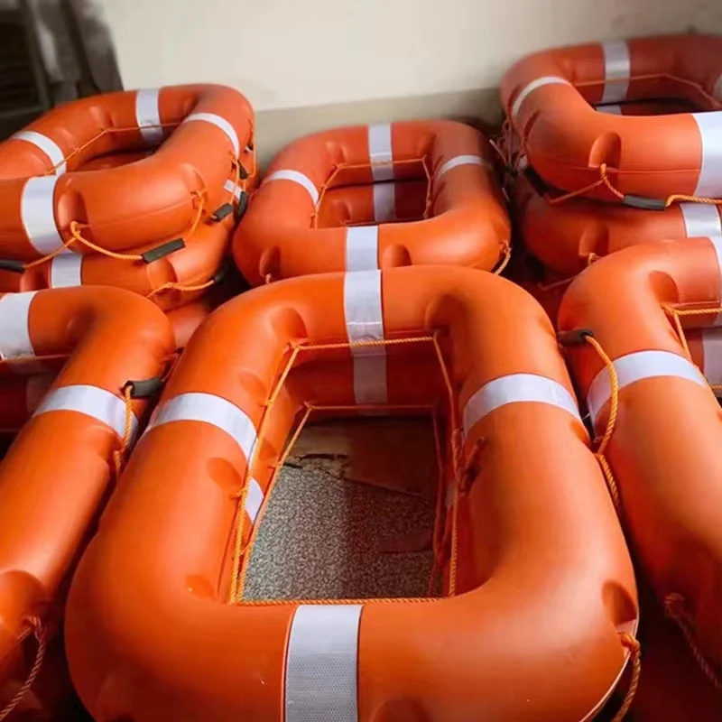 Безопасный Прочный спасательный плавающий плот для лодки