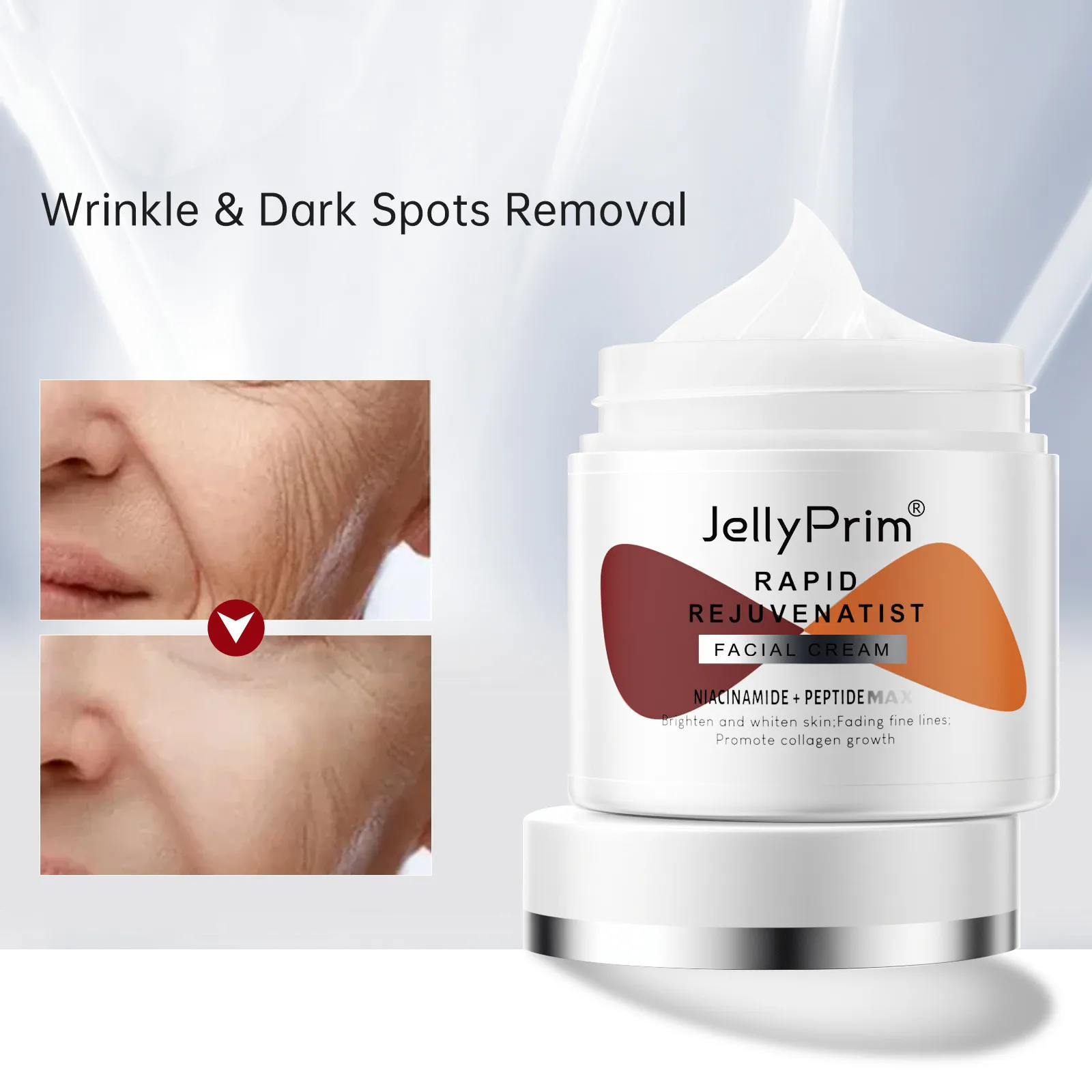 

Korean Cosmetics Dark Spot Remover Whitening Face Cream Skincare Niacinamide Peptide Wrinkl Products Dark Skin Beauty Health