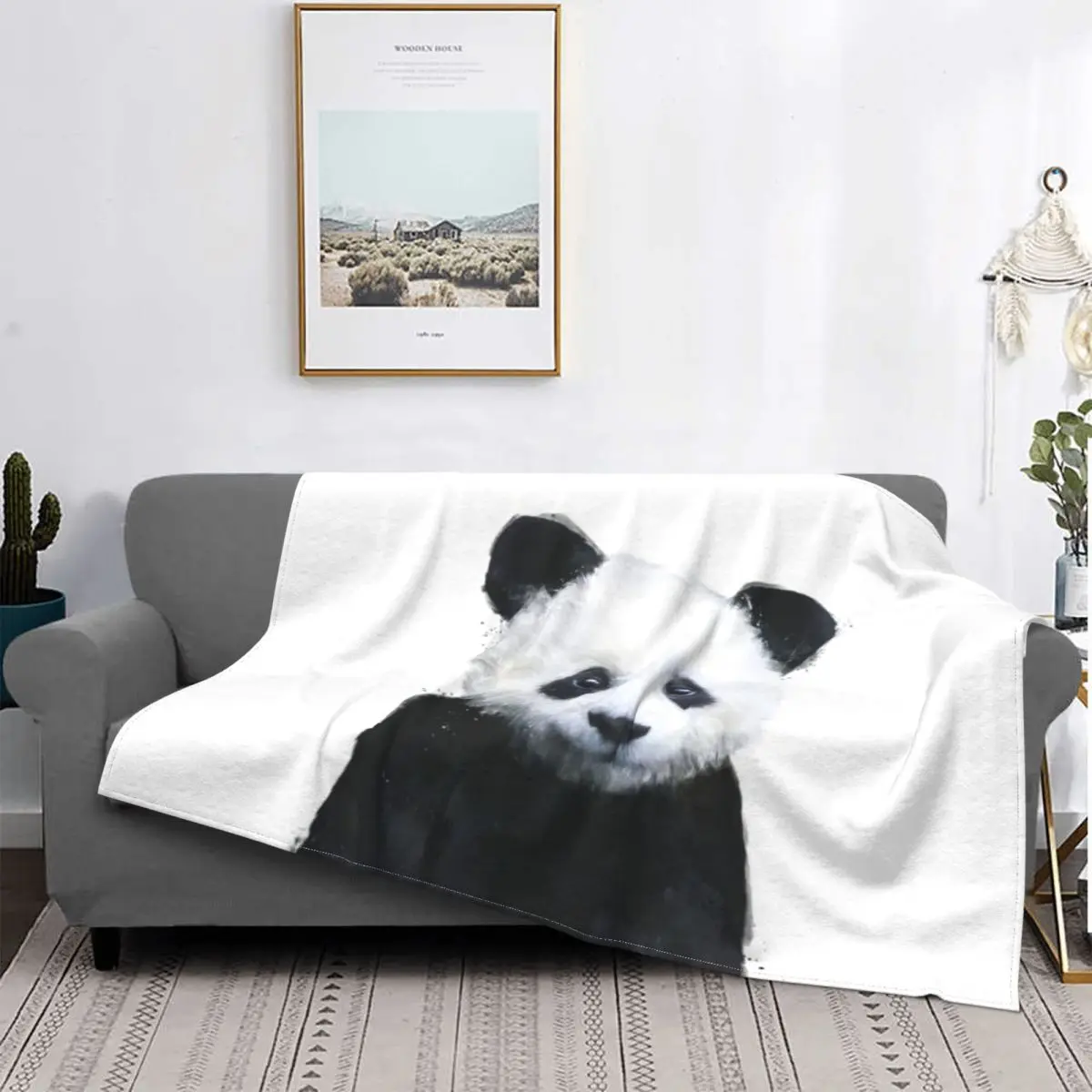 Маленькая панда ультра-мягкое Флисовое одеяло