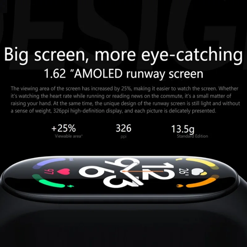Ceny Xiaomi Mi Band 7 Smartband AMOLED Ekran