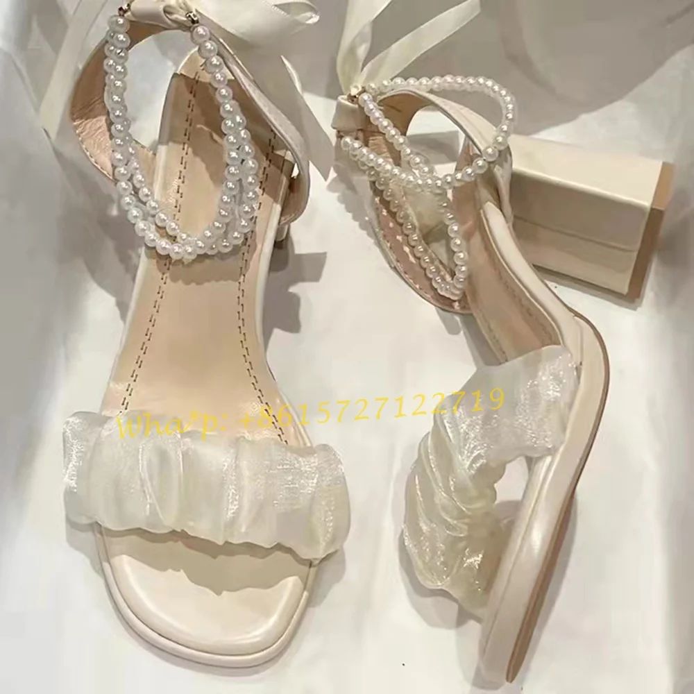 Женские босоножки на массивном каблуке элегантные сетчатые сандалии с ремешком