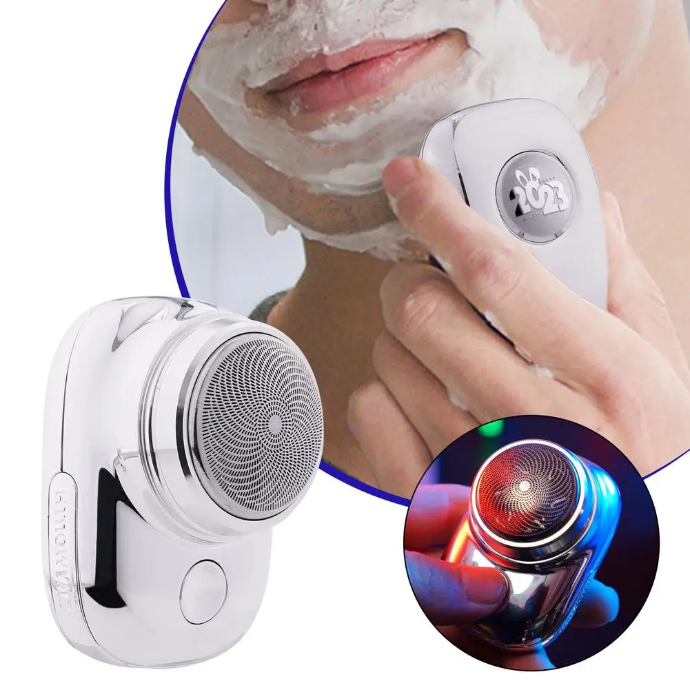 

Портативная электробритва Mini-shave, перезаряжаемая Беспроводная Бритва для лица, безболезненная Бритва для влажного и сухого бритья, машинка небольшого размера для мужчин