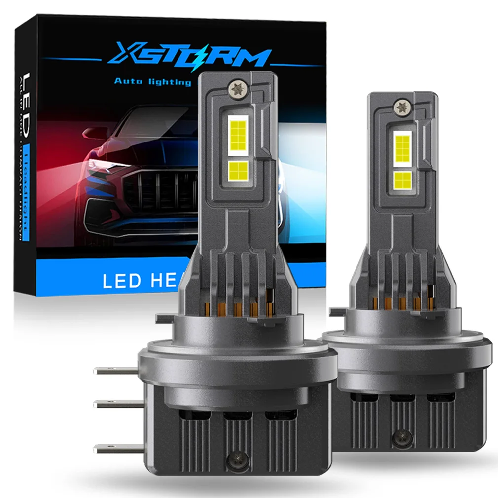 XSTORM H15 Светодиодные фары H7 H4 Canbus для VW Golf 6 MK3 H15 Светодиодные фары дальнего ближнего света DRL для BMW Mercedes Audi