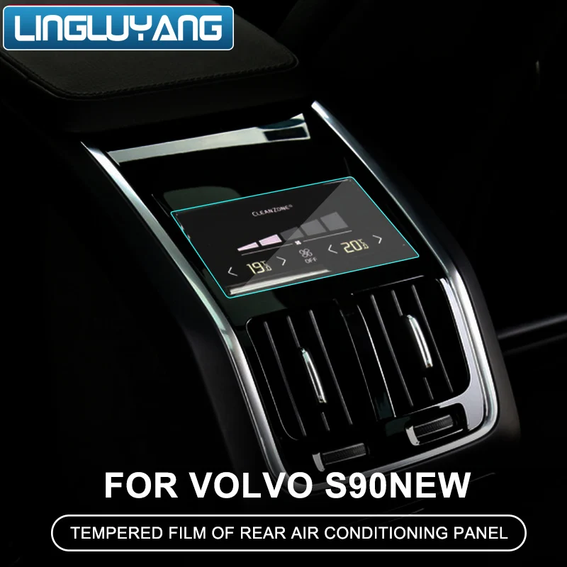 

car accessories for Volvo xc60 xc90 s90 v90 xc40 s60 v60 Tempered film Interior decoration car stickers