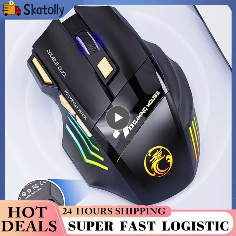

Professional Laptop Mice Mause 3200dpi Gaming Mechanical Mouse 7 Button Rgb Lights Office Mouse For Game Computer Tablet Pc