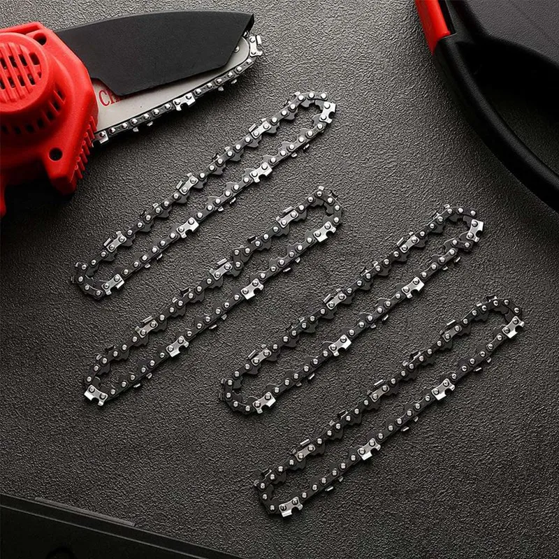 

Mini Chainsaw Replacement Cordless Electric Portable Chainsaw Chain, Cordless Electric Chainsaw (2 Pieces,4 Inches)