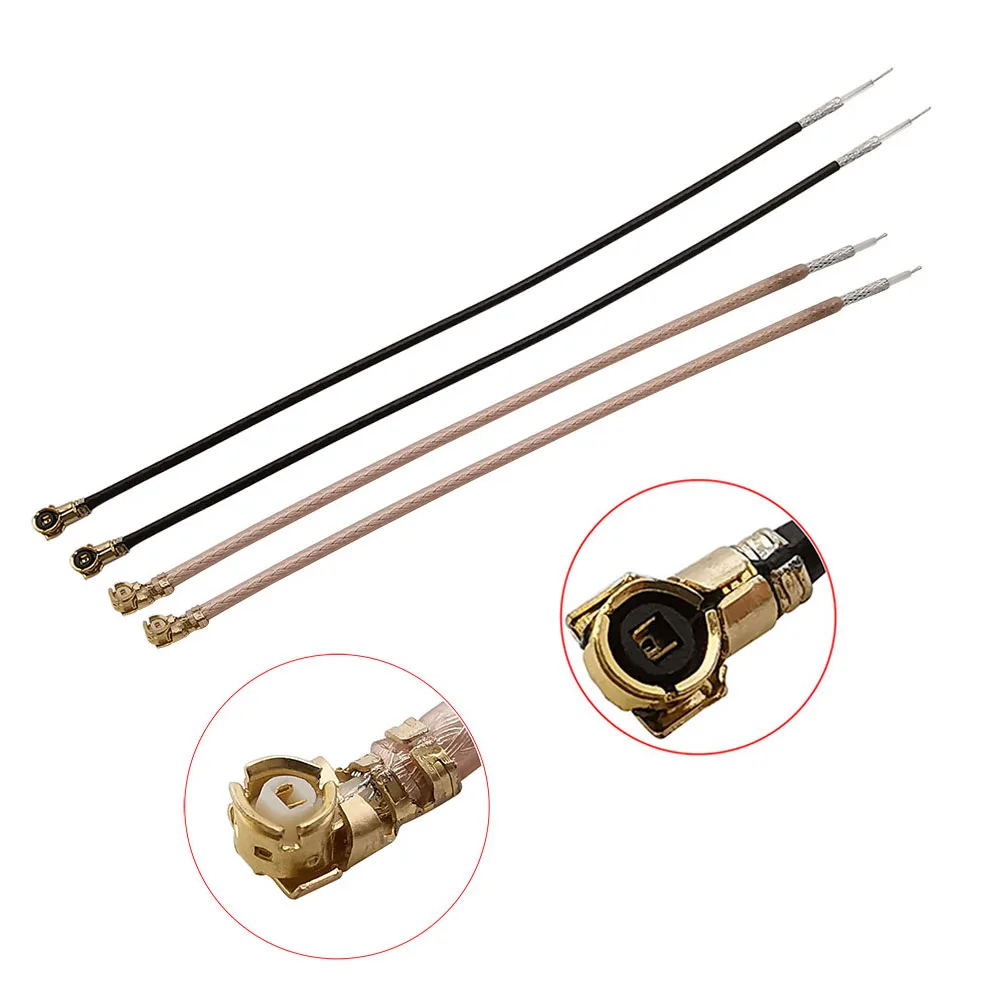 Одноголовый гнездовой разъем MHF4 IPX/IPEX/U.FL, соединитель с перемычкой, 5/7/10/15/20/30/40/50 см, RG178, отрезок, 2 шт.