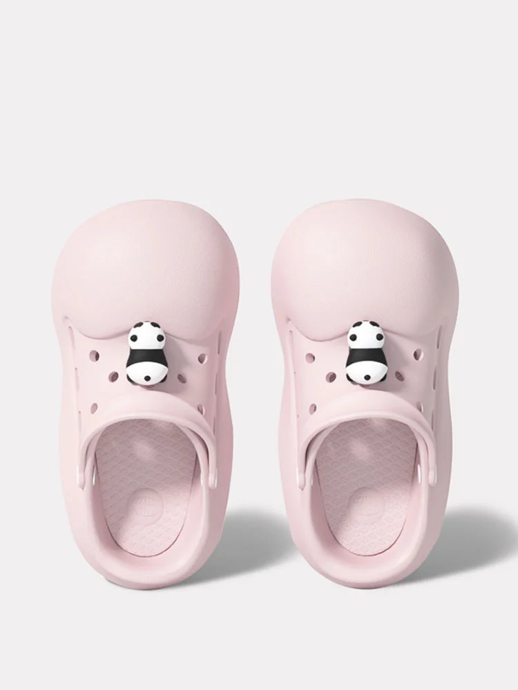 Garden Shoes Women's Ins Thick Sole Sanals Cute Panda Accessories Elevated Breathable Office Sandals Female Slippers For Summer