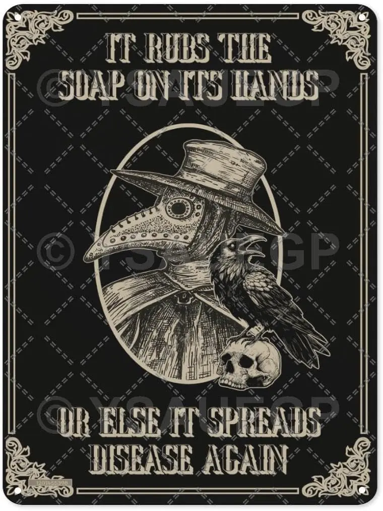 Vntge Wsh Your Hnds Metl Tn Sgn Ретро Plgue Doctor Wll Decor Plque rt для дома Bthroom Cfes Brs Pubs Club Ktchen Grg