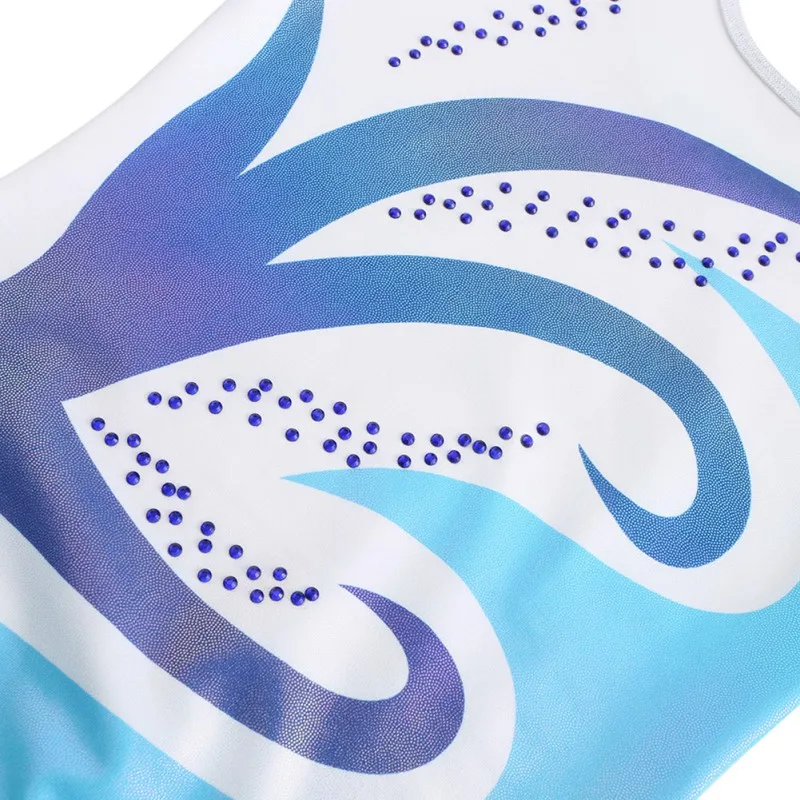 Трико для девочек балетный танцевальный гимнастический костюм девушек вышитые