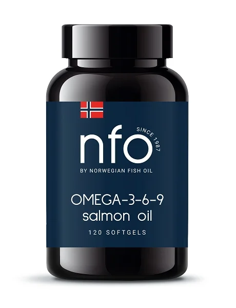 NORWEGIAN Fish Oil (Норвегиан фиш оил) масло лосося капсулы 745 мг 120 шт. |