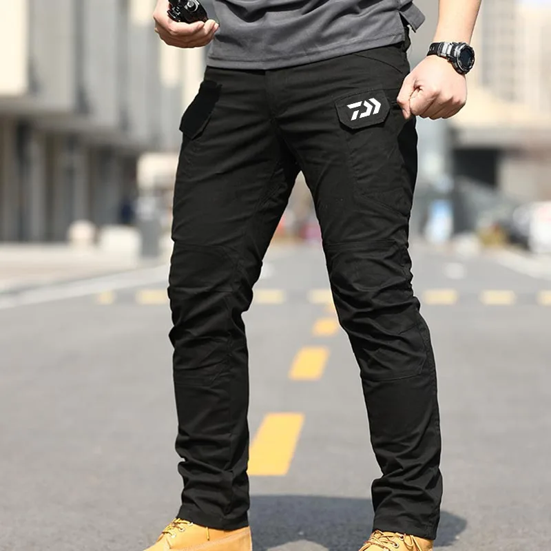 

Tactical Mens Outdoor Fishing Pants Plus Size Climbing Breathable Stretch Camping Hiking Full Length Driving Sports Trousers