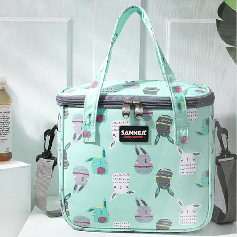

7L Lunch Tote Bag Portable Thermal Insulated Lunch Shoulder Food Bag Large Cooler Picnic Bags Box for Women Men Thermo Bag