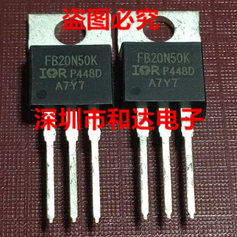 

5 шт.-10 шт. IRFB20N50K TO-220 500V 20A оригинальный запас Новинка