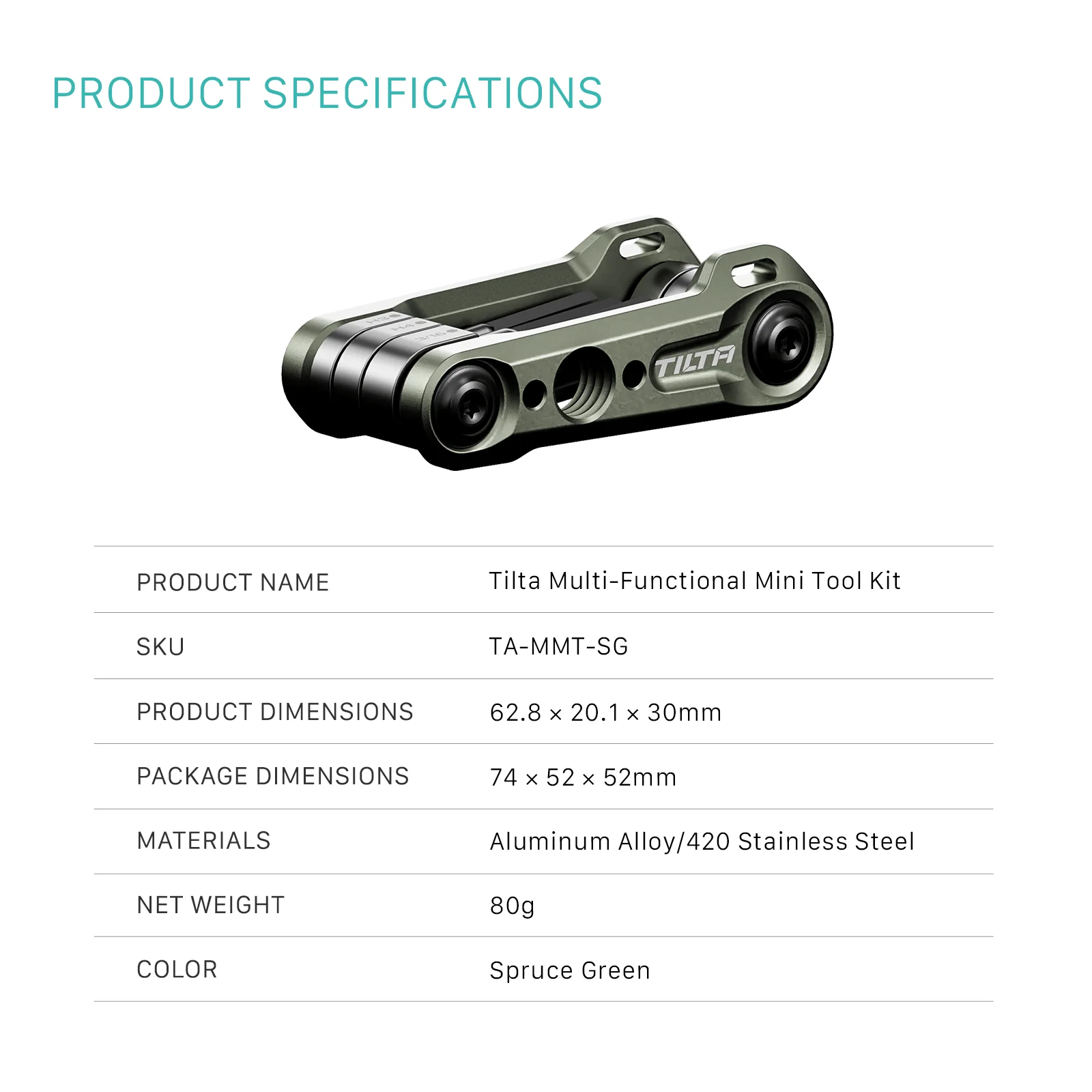 

Мини-набор инструментов TILTA TA-MMT черный/титановый серый