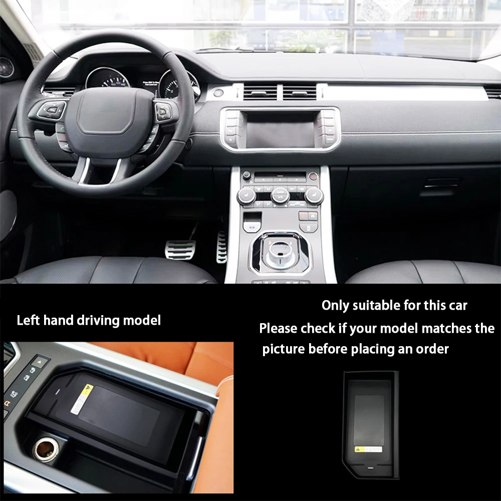 Для Land Rover Range Evoque L538 LRX 2012-2018 передние подстаканники Беспроводное зарядное