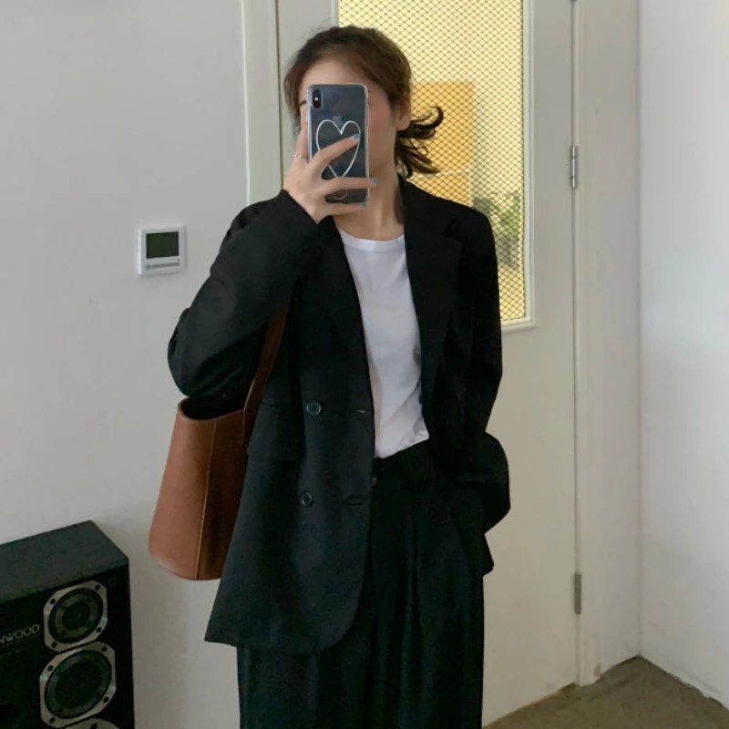 Women's Suit Top New Coats for Women Jacket Ladies Office 2022 Spring Autumn Korean Oversized White Casual Suits Female Clothing