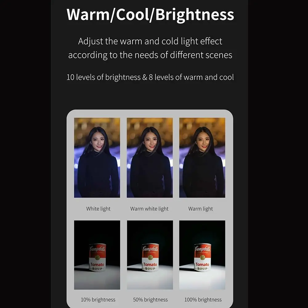 Аксессуары Портативный мини-заполняющий светильник Регулируемый ручной