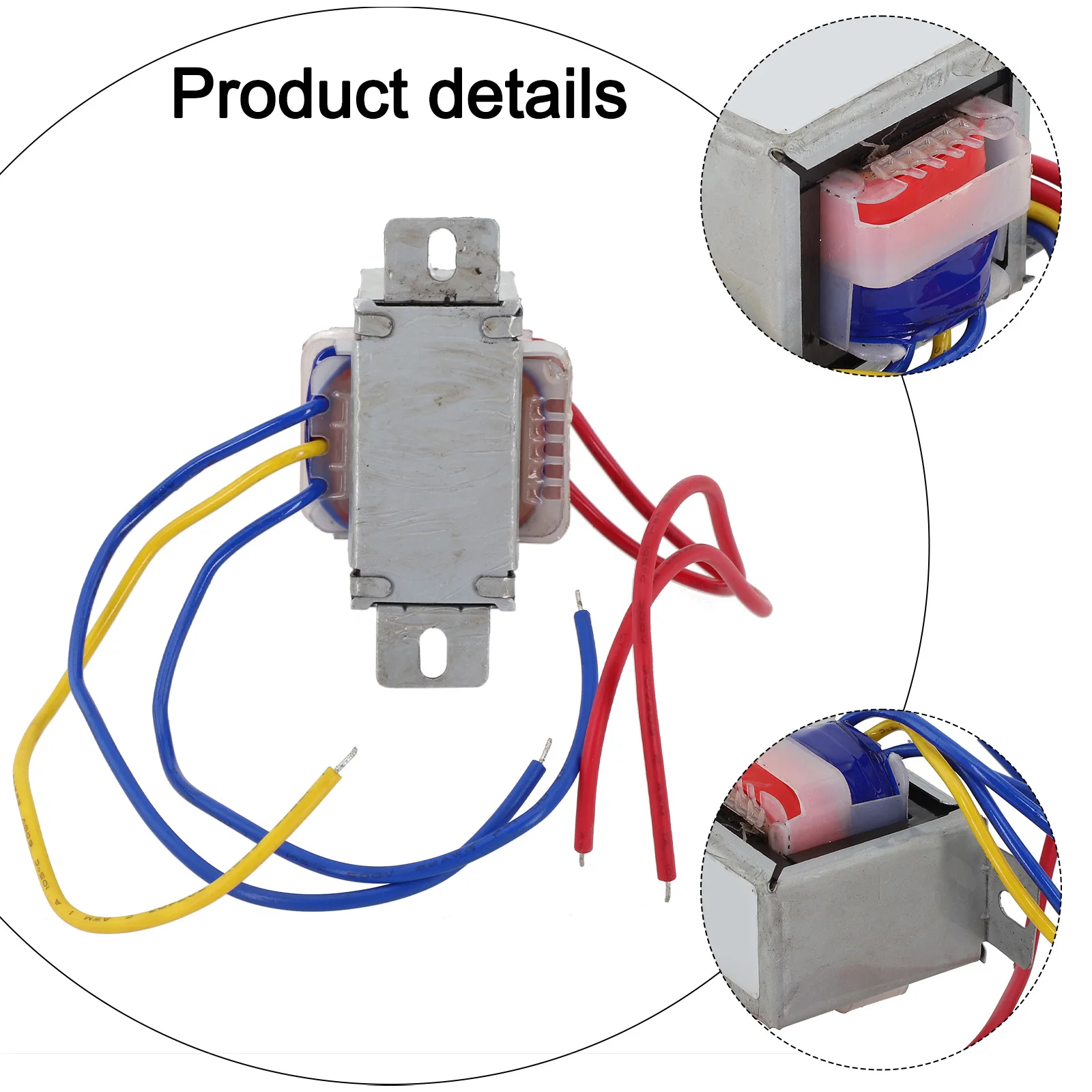 1 шт. 10 Вт силовой трансформатор EI48 вход 220 В выход 12 В-0-12 24 В-0-24 50*45*43 мм сменные