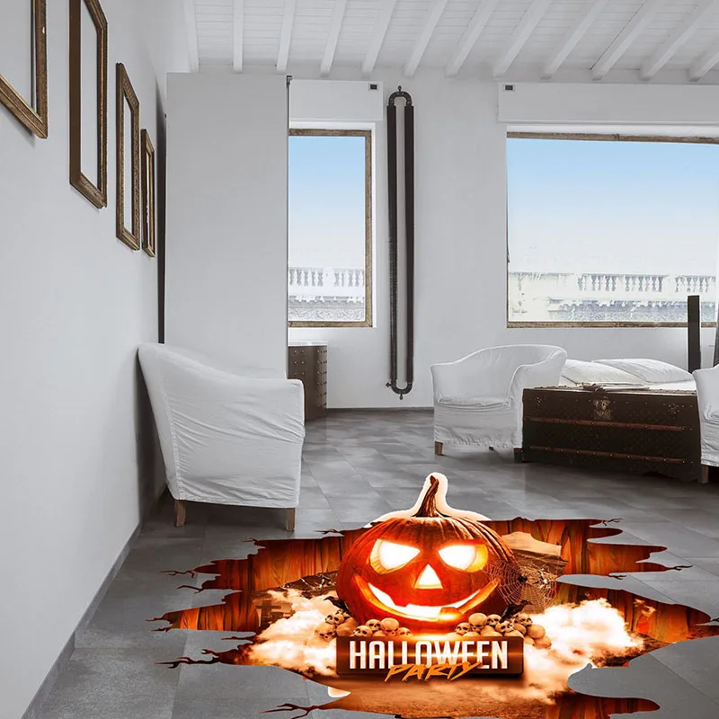 

Halloween Party Supplies - 3D Stickers Set for Window and Floor Decoration
