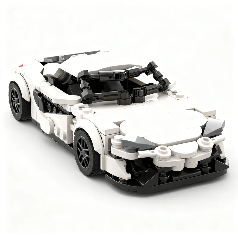 384 детали MOC McLarenesd S 2.0 City Champions: Архитектурный конструктор, игрушки для сборки, подарки на праздники, креативная идея (art.: 3920db6fe86a5) - 3920db6fe86a5