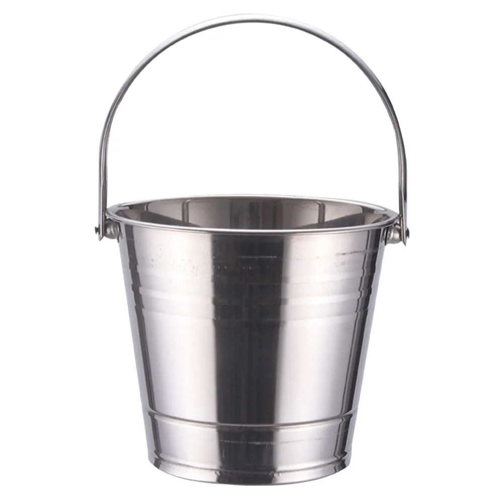 

Stainless Steel Ice Bucket Bar Champagne Storage Beverage Bottle Outdoor Large Planters Cooling Black Flower Pots Kitchen