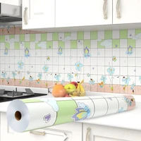 pvc self adhesive waterproof decorative film wallpaper decorative kitchen cabinet cabinet home sticker decal wall sticker