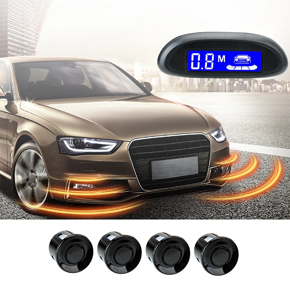 

LCD Cars Parking Sensor Parking Sensor System Car Reversing Radar Car Automatic Parktronic Buzzer Detector System 12V DC