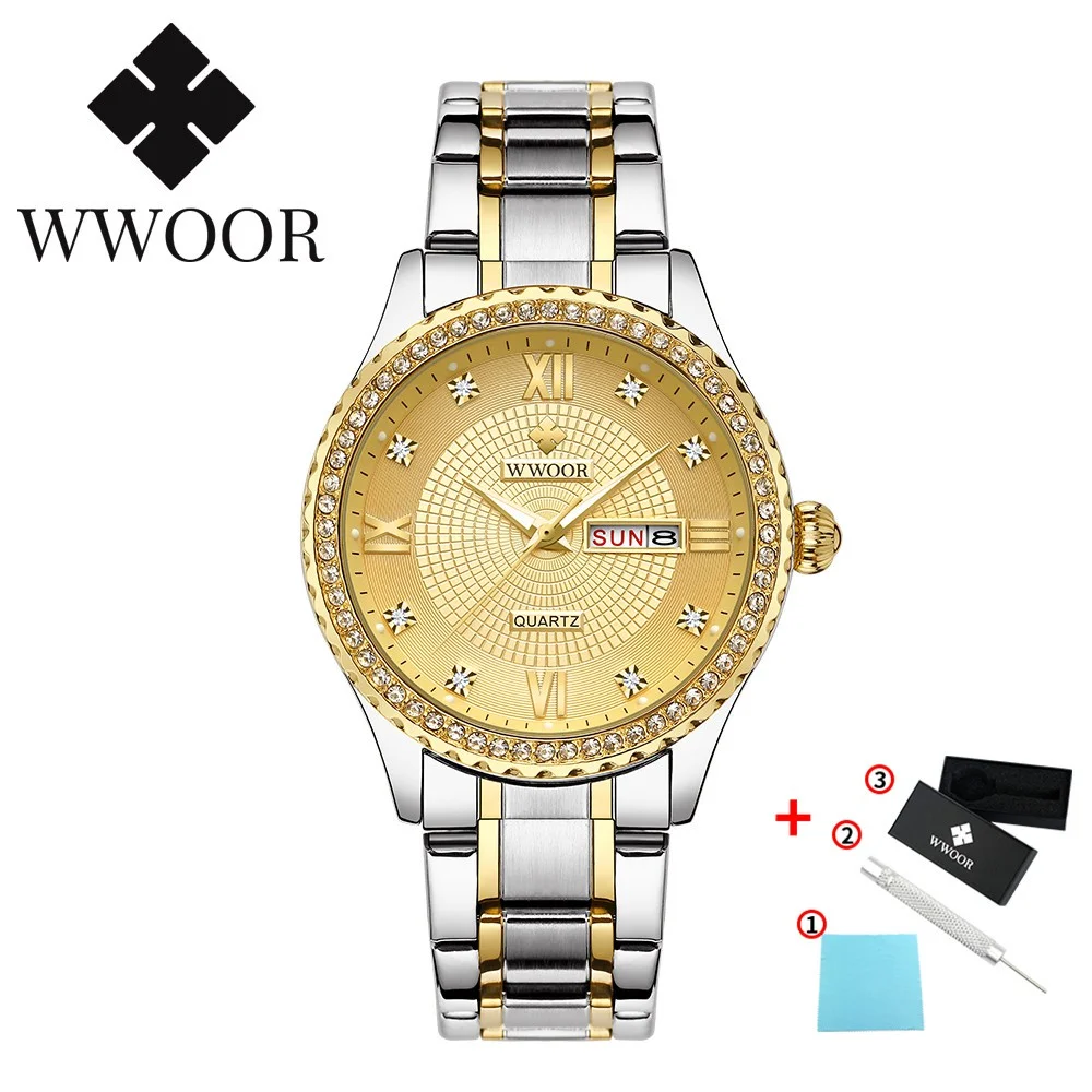 

Роскошные мужские часы с пряжкой-бабочкой, водонепроницаемые деловые часы, серебристые, из нержавеющей стали, золотистые часы, модные часы ...