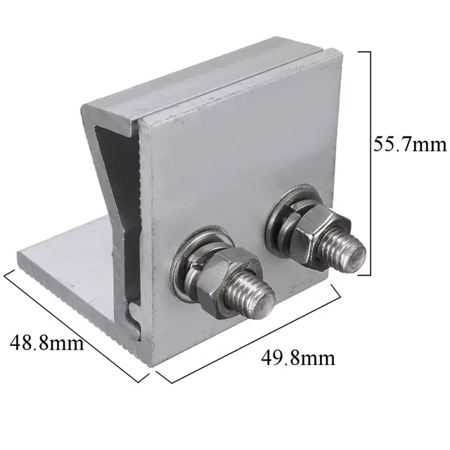 

types Sliver Solar Panel Brackets Stainless Steel Solar Panel Mounting Sets For Most framed Solar Panels on The RV house Boat
