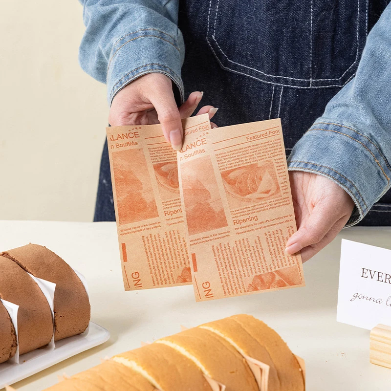 Сэндвич-бургеров картофеля фри маслостойкая бумага ручной захват рулон бумаги