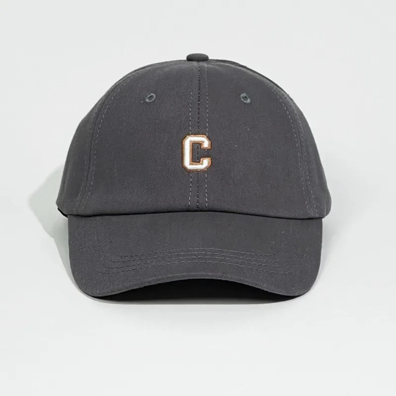 

C Letter Baseball Cap Fashion Soft Top Hat for Men and Women